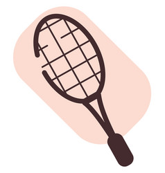 Tennis Racket On A White Background