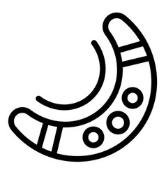 Australian Boomerang Icon Outline Art