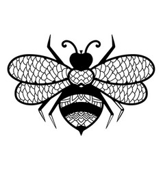 Bee Mandala Coloring Page For Adults