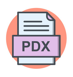 Pdx File Document Icon