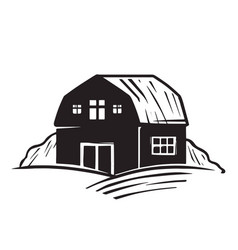 Woodcut House Icon