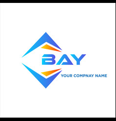 Bay Abstract Technology Logo Design On White