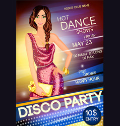 Night Club Disco Party Poster