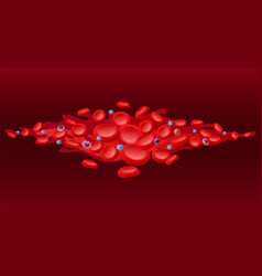 Red Blood Cells With Viral Infection Bacteria 3d