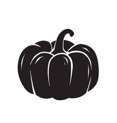 Woodcut Pumpkin Icon