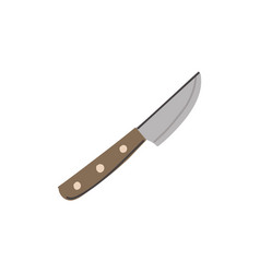 Cartoon Kitchen Knife Icon Hand Drawn Kitchenware