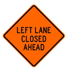 Left Lane Closed