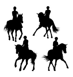 Equestrian Pose Silhouettes