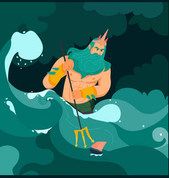 Poseidon Cartoon