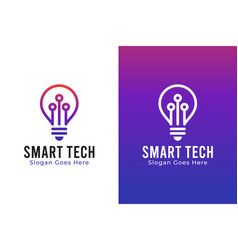 Smart Technology Logo Creative Tech Idea Symbol