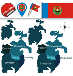 Map Kemerovo Russia