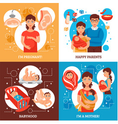 Parents Concept Icons Set