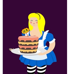 Alice In Wonderland Cake Eat Me Fat And Old