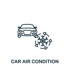 Car Air Condition Icon Line Simple Line