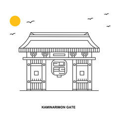 Kaminarimon Gate Monument World Travel Natural