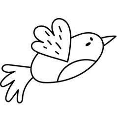 Flying Bird Doodle