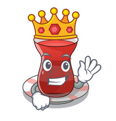 King Tea Turkish On The With Mascot