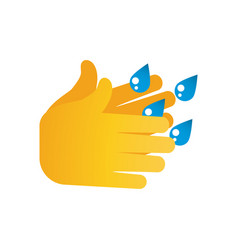 Emoji Coronavirus Concept Hand Wash Icon