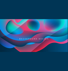 Fluid Waves Abstract Background For Covers