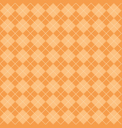 Simple Light Orange Seamless Argyle Pattern