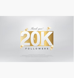 Thank You 20k Followers Simple Design