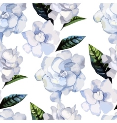 Watercolor Gardenia Pattern