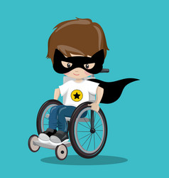 Superhero In A Wheelchair Black Batman 05