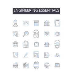 Engineering Essentials Line Icons Collection