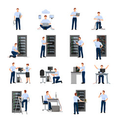 System Administrator Icons Set