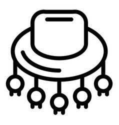 Australian Hat Icon Outline Culture