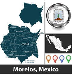 Map Morelos Mexico