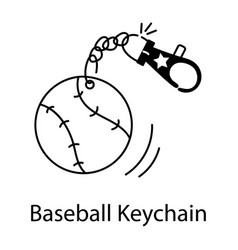 Baseball Keychain