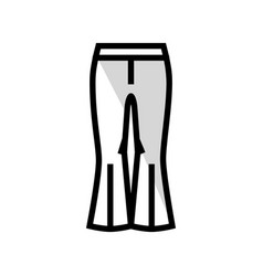 Bell Bottoms Pants Clothes Color Icon