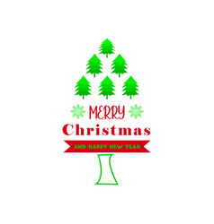 Christmas Tree With Joy Letter