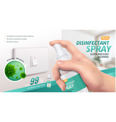 Disinfectant Spray Ad