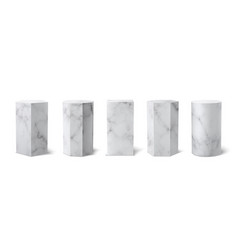 Classic Realistic White Marble 3d Podium Museum