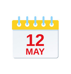 12 May Calendar Icon Mothers Day