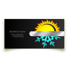 Business Card Concept For Air Conditioner