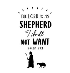 Lord Is My Shepherd Christian Print