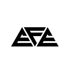 Efe Triangle Letter Logo Design With Triangle