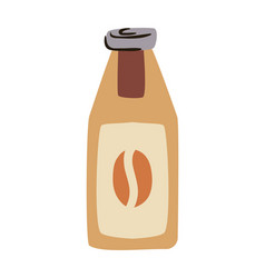 Flat Coffee Bottle