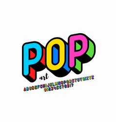 Pop Art Style Font