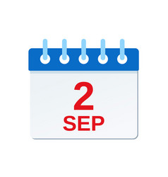 September 2 Calendar Icon Labor Day