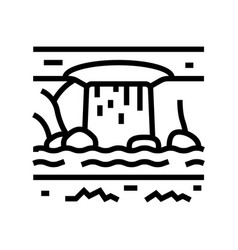 Water Features Line Icon