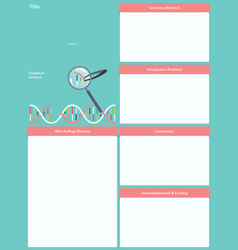 Dna Science Poster Template