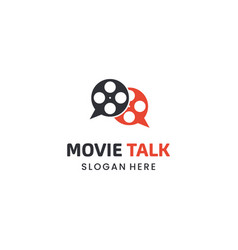 Movie Talk Logo Cinema Forum Icon Film Roll