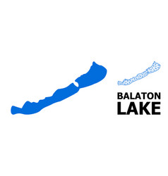 Solid And Carcass Map Balaton Lake