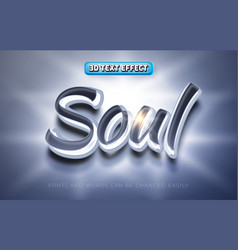 Soul 3d Editable Text Effect Style