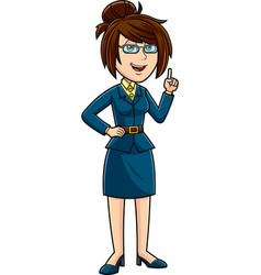 Female Teacher Cartoon Character