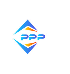 Ppp Abstract Technology Logo Design On White